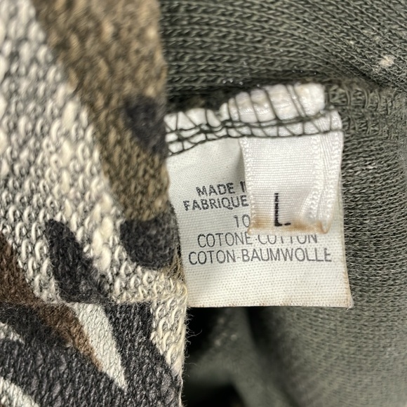 Absolut Joy Camo Mens L Cotton Drop 2 Pocket Sweatpants Relaxed Pull-On Pants - Picture 9 of 10